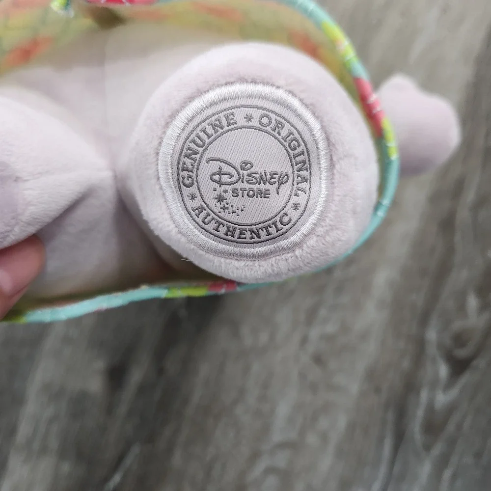 Disney Store Monsters University Ms Squibbles Plush Pink Five Eyed Mom in Robe
